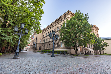 Image showing Building of the Saeima - parliament of the Republic of Latvia