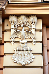 Image showing Detail of Art Nouveau or Jugenstil building