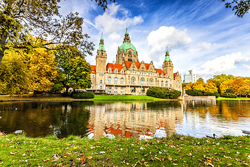 Image showing The Hannover City New Town Hall