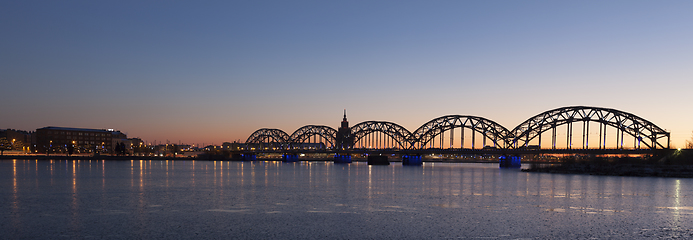 Image showing Riga Railway Bridge