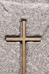 Image showing wooden Catholic cross