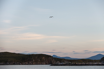 Image showing Beautiful view on norwegian fjords