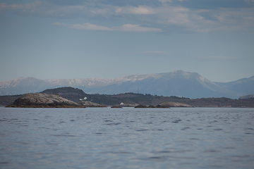 Image showing Beautiful view on norwegian fjords