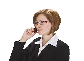 Image showing Businesswoman with phone