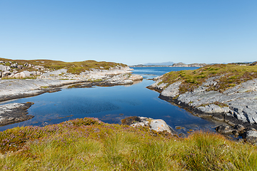 Image showing Beautiful view on norwegian fjords