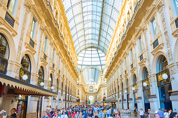 Image showing Shopping at Galleria Vittorio Emanuele