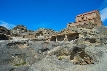 Image showing ancient cave town of Uplistsikhe