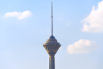 Image showing Milad Tower top Tehran, Iran