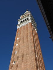 Image showing St Mark campanile in Venice