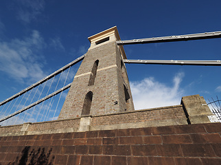 Image showing Clifton Suspension Bridge in Bristol