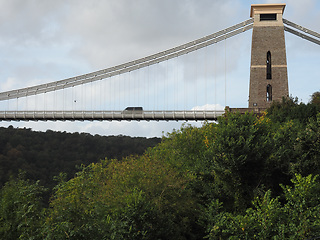 Image showing Clifton Suspension Bridge in Bristol