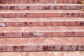 Image showing Old steps, close-up