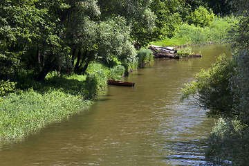 Image showing Summer landscape with river