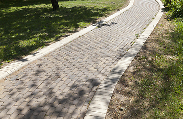 Image showing Road to pedestrians.