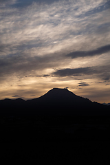 Image showing beautiful sunrise over mountain