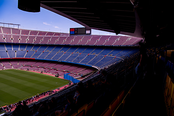 Image showing Camp Nou In Barcelona Spain