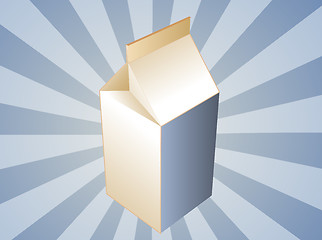 Image showing Milk carton container