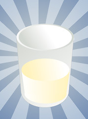 Image showing Glass of milk