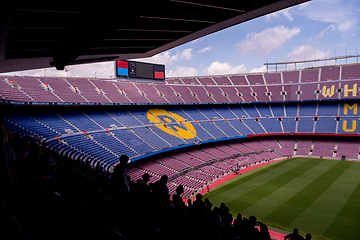 Image showing Camp Nou In Barcelona Spain