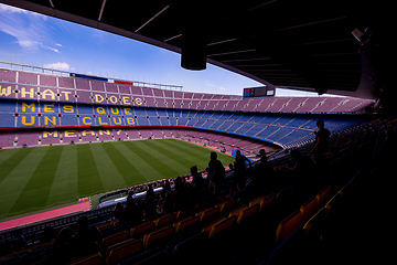 Image showing Camp Nou In Barcelona Spain