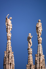 Image showing statue at Cathedral Milan Italy