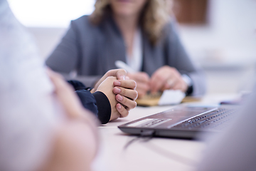 Image showing Startup Business Team On Meeting at office