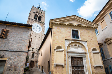 Image showing houses of San Severino Marche Italy