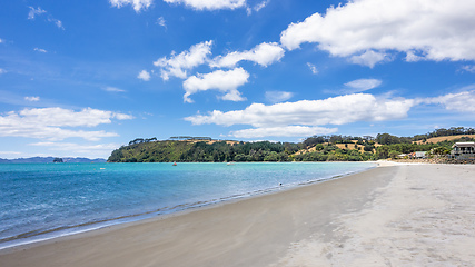 Image showing hot springs beach New Zealand Coromandel