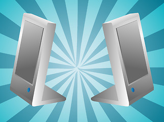 Image showing Computer speakers illustration