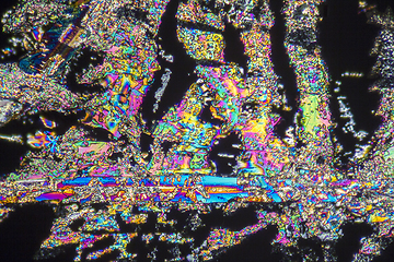 Image showing liquid fertilizer microcrystals