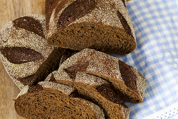 Image showing Sliced rye bread