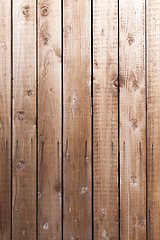 Image showing wooden wall, nailed