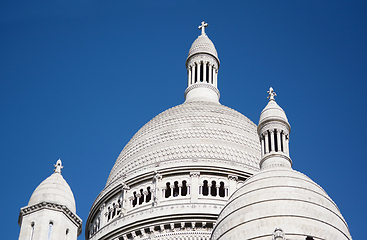 Image showing Dome rooftop of the Basilica of the Sacred Heart of Paris