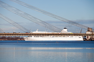 Image showing Ferry in port