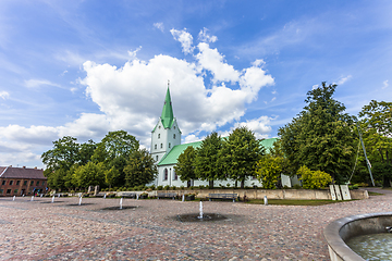 Image showing The Dobele Evangelic Lutheran Church, Dobele, Latvia