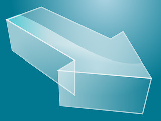 Image showing 3d Arrow illustration