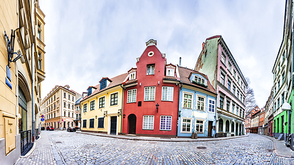 Image showing Streets of Riga Old Town, Latvia