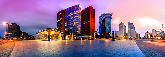 Image showing The Potsdammer Platz in Berlin, Germany