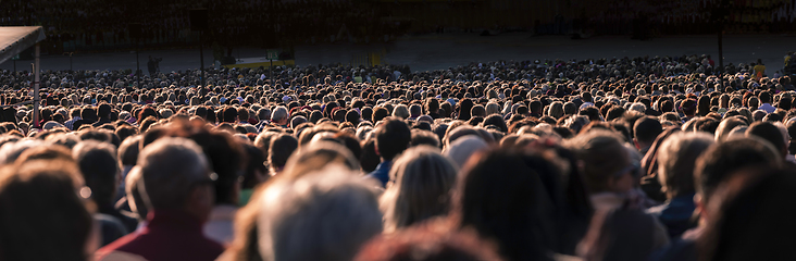 Image showing Large crowd of people