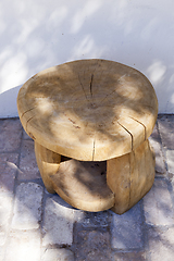 Image showing Old wooden chair