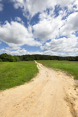 Image showing dusty road