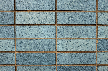 Image showing Speckled blue tiles background 