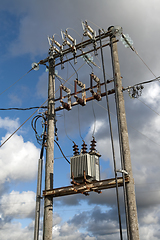 Image showing Electric transformer