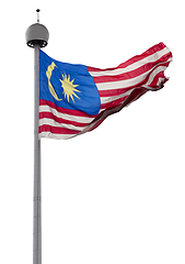 Image showing National flag of Malaysia
