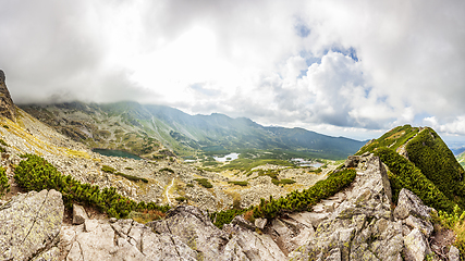 Image showing View from Krab in Tatra Mountains, Poland, Europe.