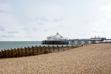 Image showing Eastbourne Pier on the southeast coast of England