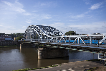 Image showing Iron Bridge in Krakow, Poland