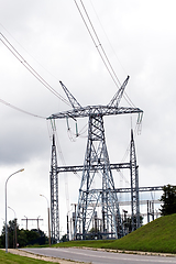 Image showing High Voltage Power Line