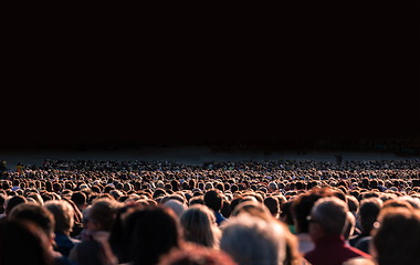 Image showing Large crowd of people