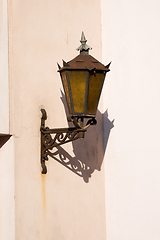 Image showing Classic metal lantern 